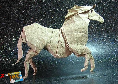 折纸达人的折纸动物 纸艺花欣赏
