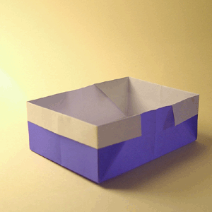 传统折纸盒子的制作