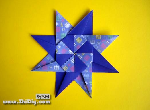 折纸八角星制作教程