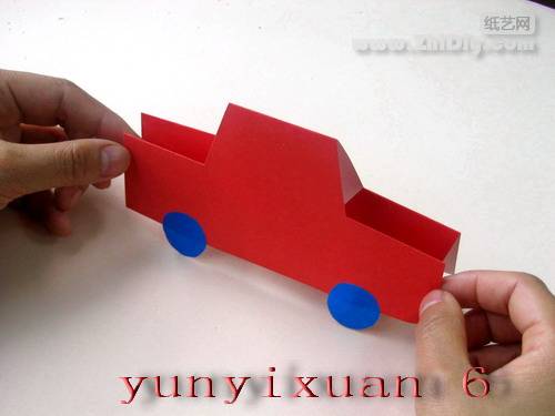 小云纸艺教程：纸塑汽车