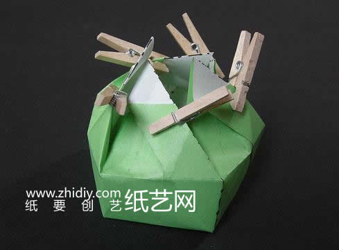 折纸盒子教程
