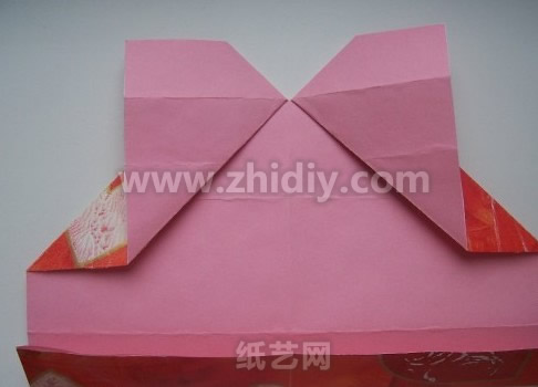 情人节|春节必备折纸礼盒制作教程制作过程中的第十五步