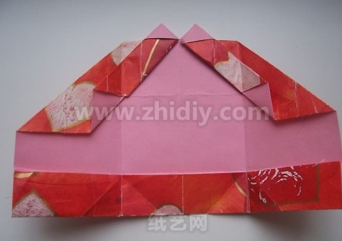 情人节|春节必备折纸礼盒制作教程制作过程中的第二十一步