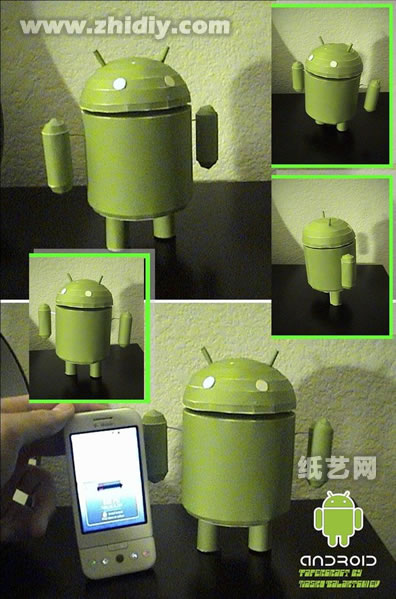 android安卓机器人纸模免费下载