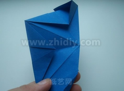 折纸盘子制作教程制作过程中的第六步