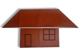 手工简单折纸小房子折纸教程