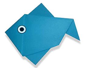 手工简单折纸鱼教程