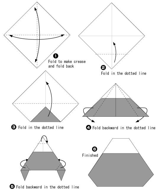 简单手工折纸饭团折纸教程