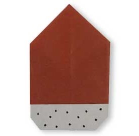 手工折纸简单橡子折纸教程
