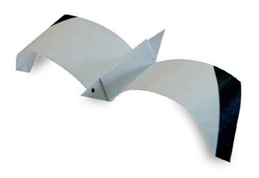 儿童简单折纸海鸥手工折纸教程