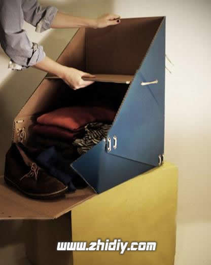 时尚与功能的结合—纸板行李箱