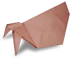 手工简单儿童折纸寄居蟹教程