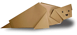 简单海狗儿童折纸手工折纸教程
