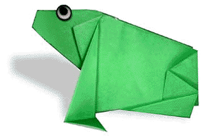 儿童折纸青蛙手工制作折纸教程