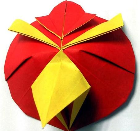 愤怒的小鸟手工折纸教程图解