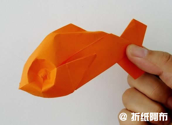【折纸视频】折纸小鱼教程—折纸阿布