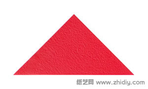 七夕之爱手工折纸玫瑰教程制作过程中的第五步