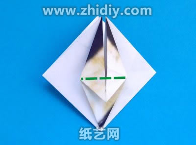 详细操作手工折纸熊猫的内部结构