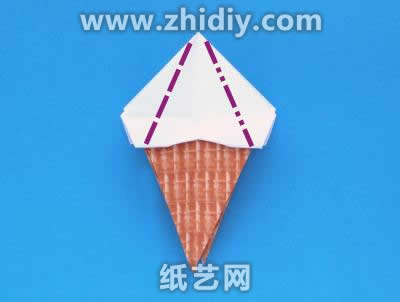 现在已经开始有折纸冰淇淋的样式了