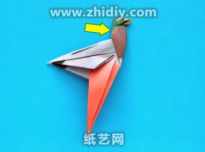 折纸鸭子的制作主要是突出立体感