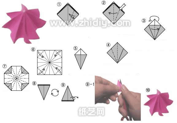 折纸生日蛋糕自制图谱教程裱花的制作部分