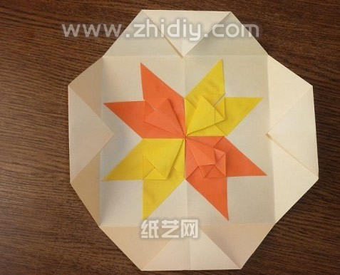 折纸盒子手工自制diy教程制作过程中的第十五步