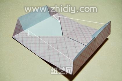 春节贺卡信封和红包手工自制图解折纸教程制作过程中的第十一步