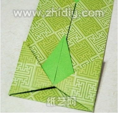 折纸千纸鹤信封的制作基本上就要完成了