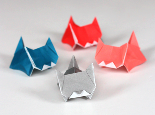 【折纸视频】卡通折纸猫教程—折纸大全图解
