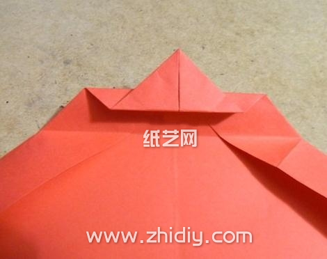 情人节折纸心爱情信封手工折纸图解教程制作过程中的第十六步