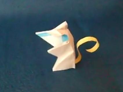 【折纸视频】手工折纸小老鼠教程—折纸阿布折纸大全图解