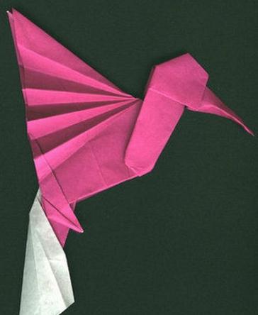 折纸蜂鸟折纸图谱教程—Colin Weber