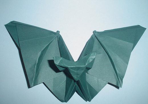 蝙蝠手工折纸图谱教程—Rikki Donachie
