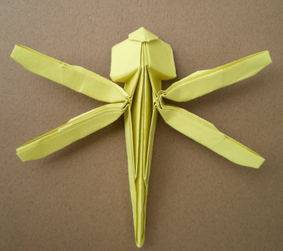 蜻蜓折纸图解图片