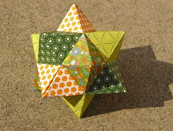 星状十二面体折纸图谱教程—J. Mosely