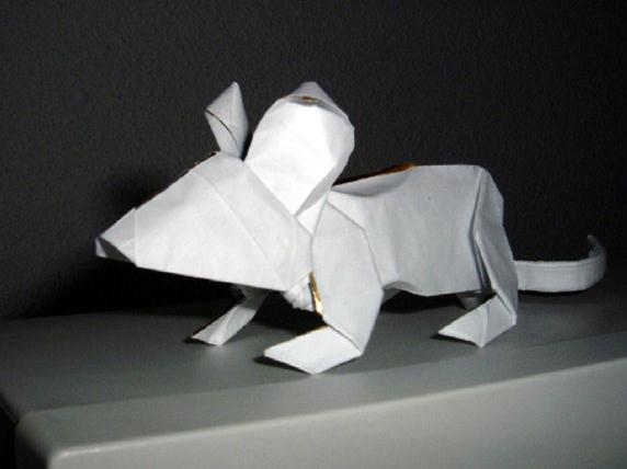 手工折纸老鼠图谱教程—Jose Angel Iranzo