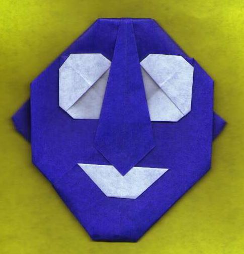 提线木偶人脸手工折纸图谱教程—Gilad Aharoni