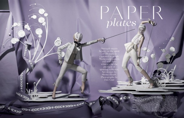 2012伦敦奥运会带来的纸艺时尚与艺术之美总效果