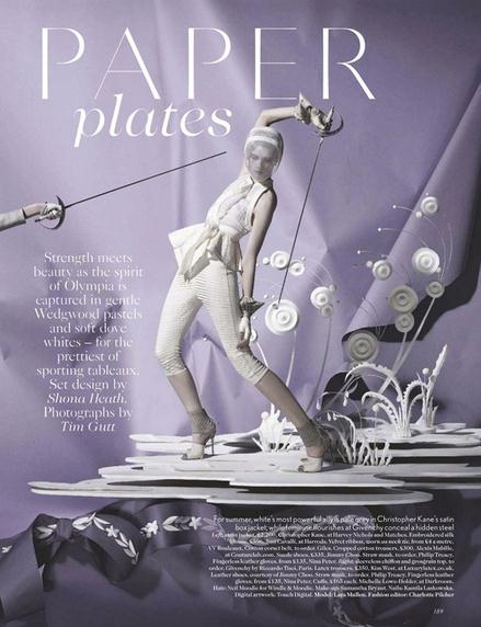 2012伦敦奥运会带来的纸艺时尚与艺术之美—击剑