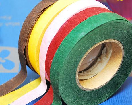 纸艺花手工DIY材料—纸胶带,绿色手工胶带,手工胶布