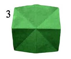 现在的折叠目的是为了制作出基本的折纸四边形的结构来