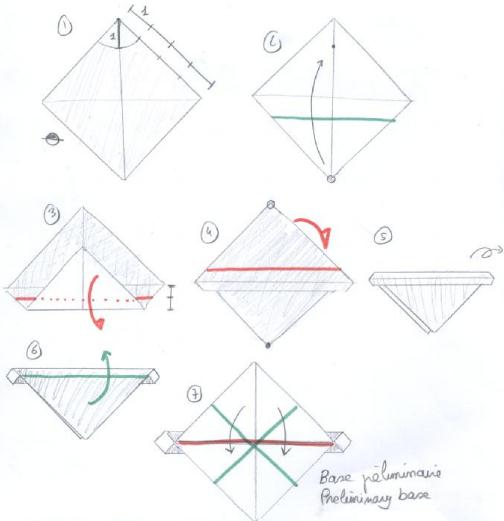 折纸图纸在折纸圣诞老人的制作过程中主要起到指导折纸的作用