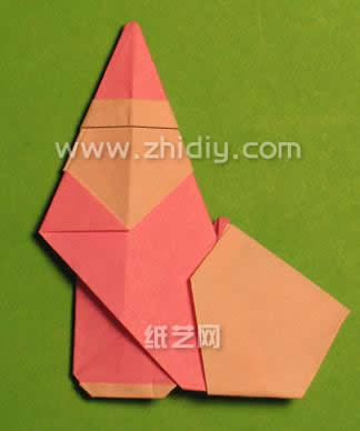 根据折纸圣诞老人本身的结构可以看到整体的效果还是很不错的