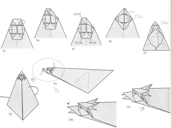 折纸鹰马图解教程的学习可以让掌握许多基本的折纸技巧