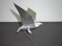 最终完成制作之后的折纸海鸥看起来还是相当的逼真的