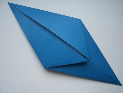 折纸大全图解基础教程之基本折纸鱼形