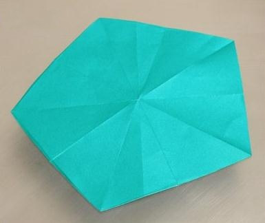 折纸大全图解中的基础教程让你获得一个折纸用的五边形