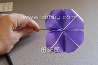 漂亮的折纸花折纸教程一步一步的教你制作折纸牵牛花