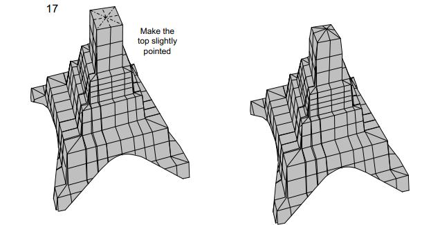 最终完成折纸制作的艾佛尔铁塔的样子还是很漂亮的