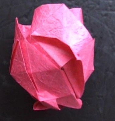 经典的折纸玫瑰花具体折法图解教程一步一步的教你制作折纸玫瑰花